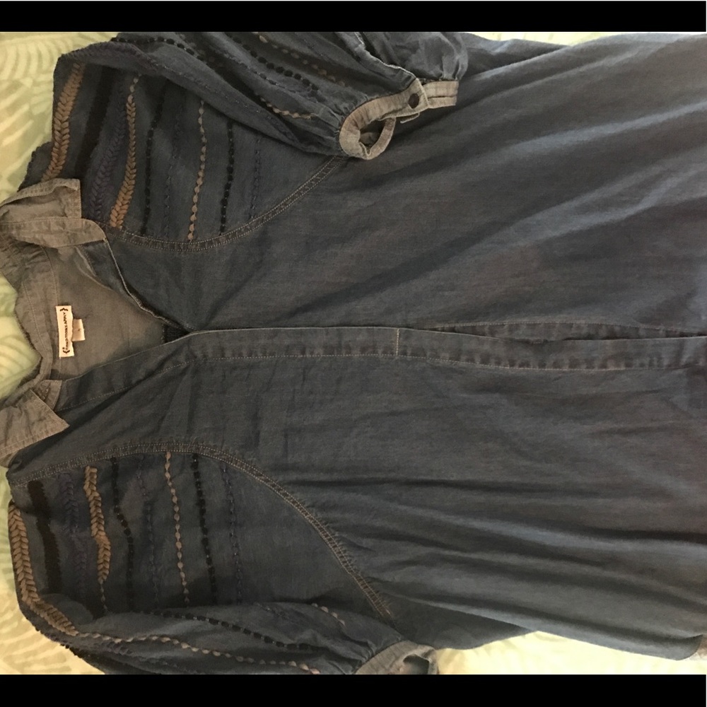 Oversized Denim Shirt